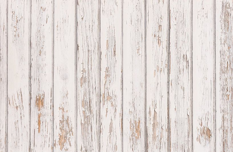 Vieilles planches de bois blanc pour texture de fond par Alex Winter