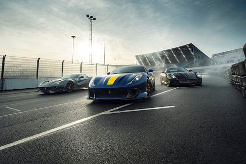 Ferrari V12 trio sur Gijs Spierings