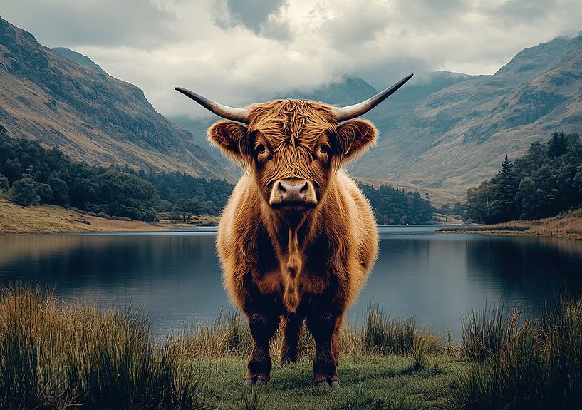 Highland Cow von Niklas Maximilian
