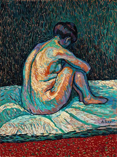 Arthur Segal - Rückenakt (ca 1910) von Peter Balan