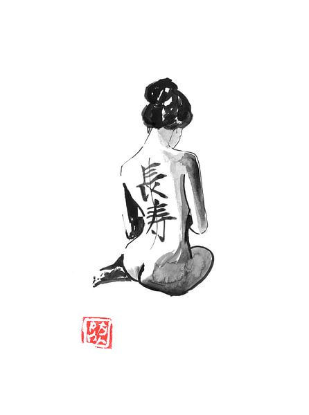 geisha lang leven van Péchane Sumie