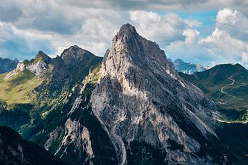 Rocky mountain peak by Jef Folkerts