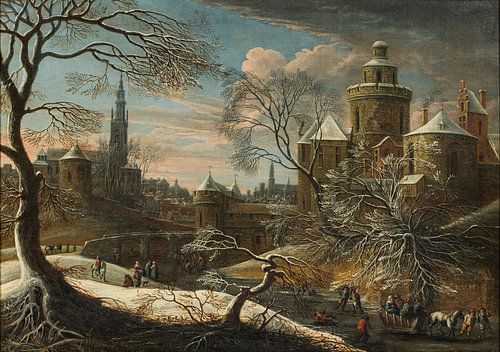 Winterlandschap, Daniël van Heil