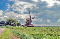 Polder mill Delphine 1874 by Eduard Lamping thumbnail