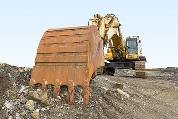 Bagger mit Schaufel von Achim Prill