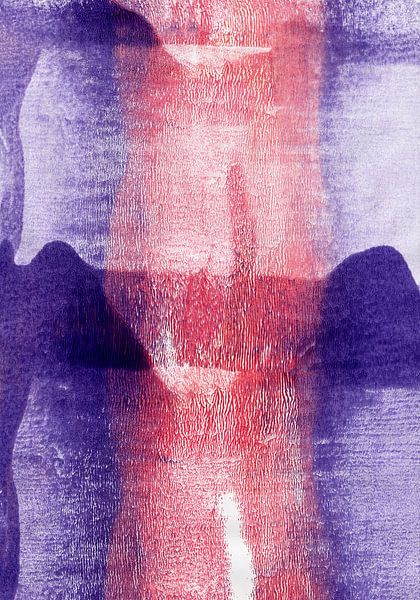 Red and purple violet. Natural pattern. by Dina Dankers