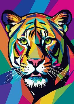 Black Panther Pop Art van MIROKKU