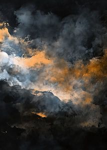 Sturm Abstraktion Malerei