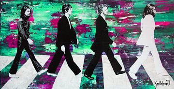 The Beatles Abbey Road van Kathleen Artist Fine Art