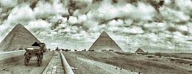 Pyramids of Giza by Hermann Mock