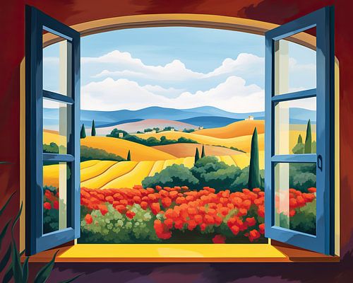 Illusion d'une fenêtre 1.33 sur Peintures accrocheuses