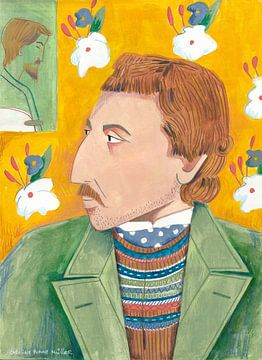 Paul Gauguin portret van Caroline Bonne Müller