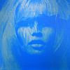 Motief Brigitte Bardot Water Blauw - Liefde Pop Art - ULTRA HD van Felix von Altersheim