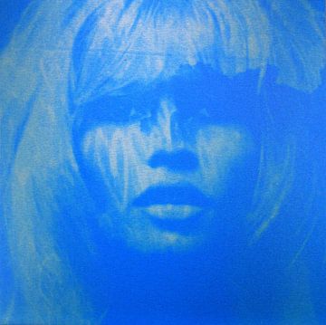 Motiv Brigitte Bardot Water Blue - Love Pop Art - ULTRA HD