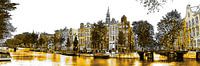 Goldenes Kloveniersburgwal Zeichnung Amsterdam von Hendrik-Jan Kornelis Miniaturansicht