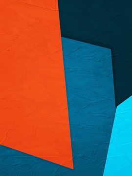 ART ABSTRAIT GÉOMÉTRIQUE MODERNE ET COLORÉ