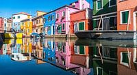 De belles maisons colorées à Burano