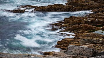 The rocky coast of Ireland by Roland Brack