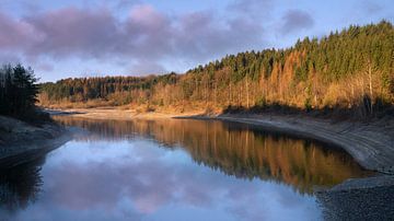 Dhünntalsperre, Bergisches Land, Duitsland van Alexander Ludwig