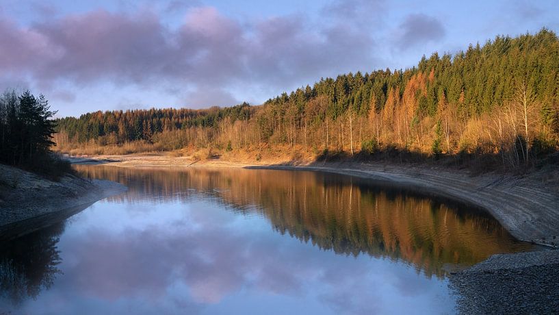 Dhünntalsperre, Bergisches Land, Duitsland van Alexander Ludwig