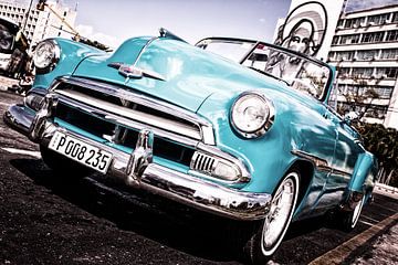 Close -up Cubaanse Auto van Tonny Visser-Vink