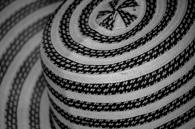 Gros plan d'un chapeau typique colombien par Carolina Reina Photography