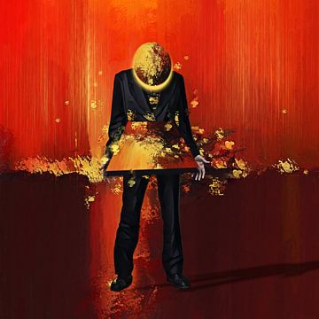 von der Leinwand spritzen von Ria van Werven