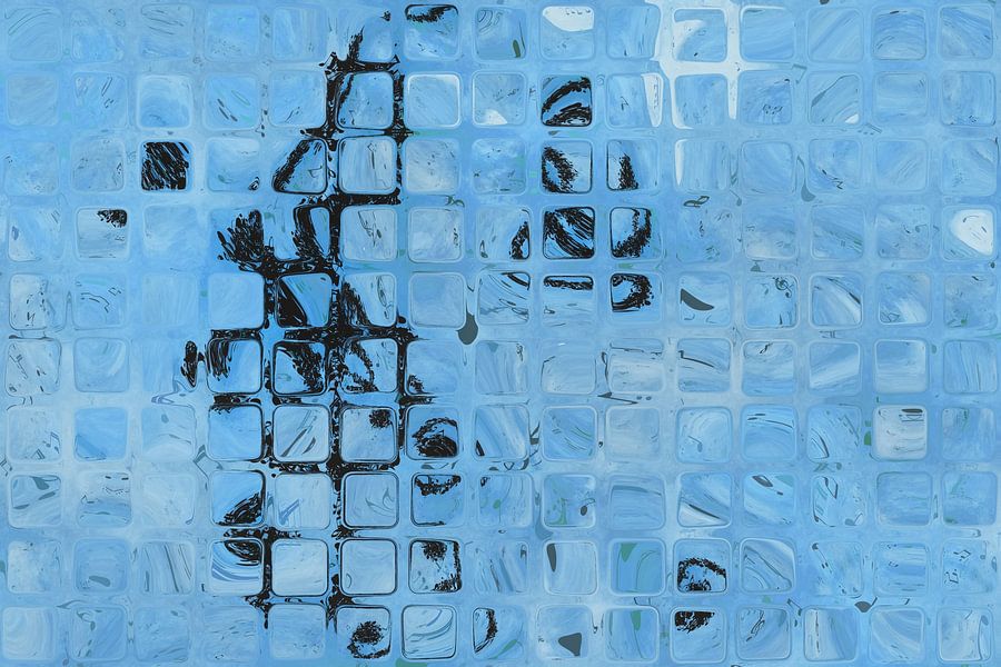 Abstract blauw
