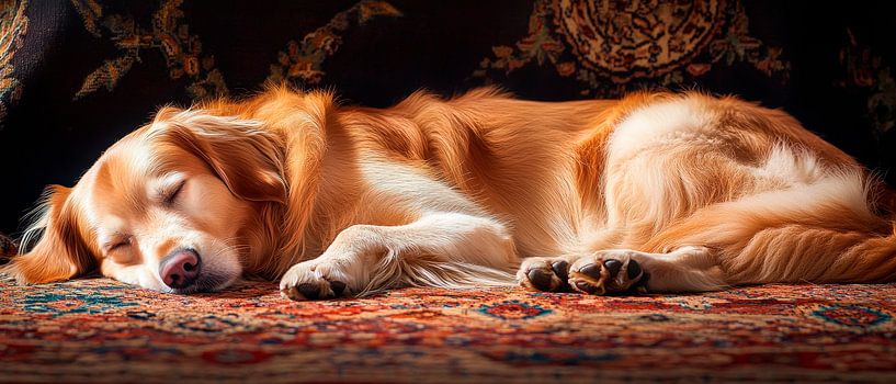 Sleeping dog by Poster Art Shop