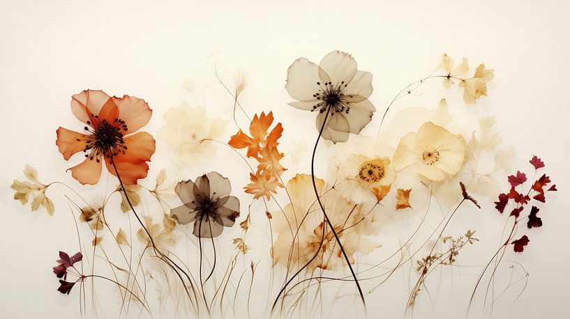 Transparente Blumenkunst von Preet Lambon