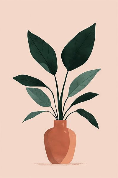 Pure nature - minimalist art for your living room by Poster Art Shop