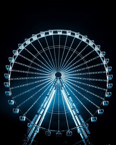Le spectacle de la grande roue - Le plaisir de la fête foraine dans les airs
