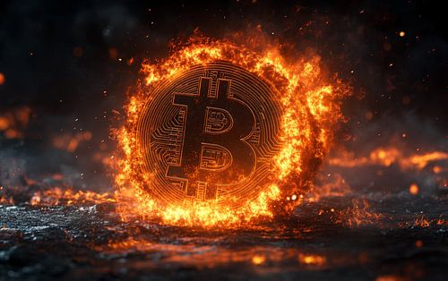 Bitcoin en feu