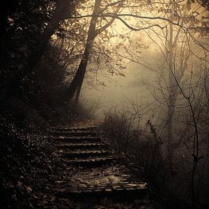 Waldlandschaft voller Symbolik