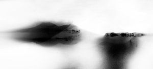 Japanische Gebirgslandschaft Wabi Sabi