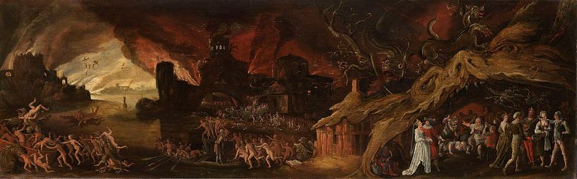 Das jüngste Gericht und die sieben Todsünden, Jacob Isaacsz. van Swanenburg von Meisterhafte Meister