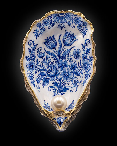 De Parel in Delfts Blauw van Sander Van Laar