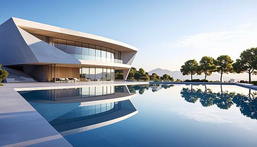 Architectuur met reflectie