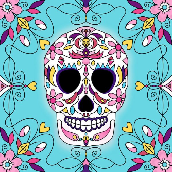 Sugarskull van Lida Bruinen