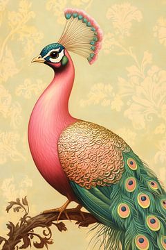 Pink Peacock van PixelMint.