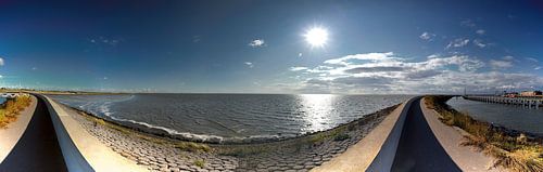 Zeedijk bij Harlingen