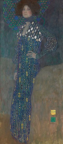 Gustav Klimt - Portrait of Emilie Flöge (1902) by Peter Balan