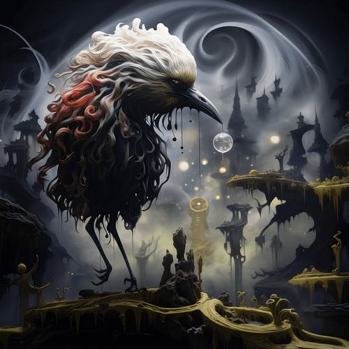 Surreal air creatures