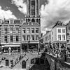 Dom Tower and Maartensbrug, Utrecht by John Verbruggen