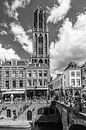 De Domtoren en de Maartensbrug, Utrecht van John Verbruggen thumbnail