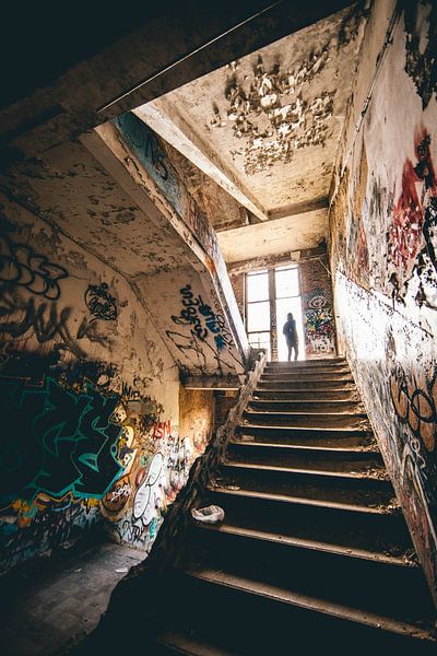 Urban exploring abandoned buildings Belgium by Peter Haastrecht, van