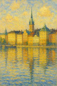 Gamla Stan Sommerreflexionen - Stockholm Waterfront