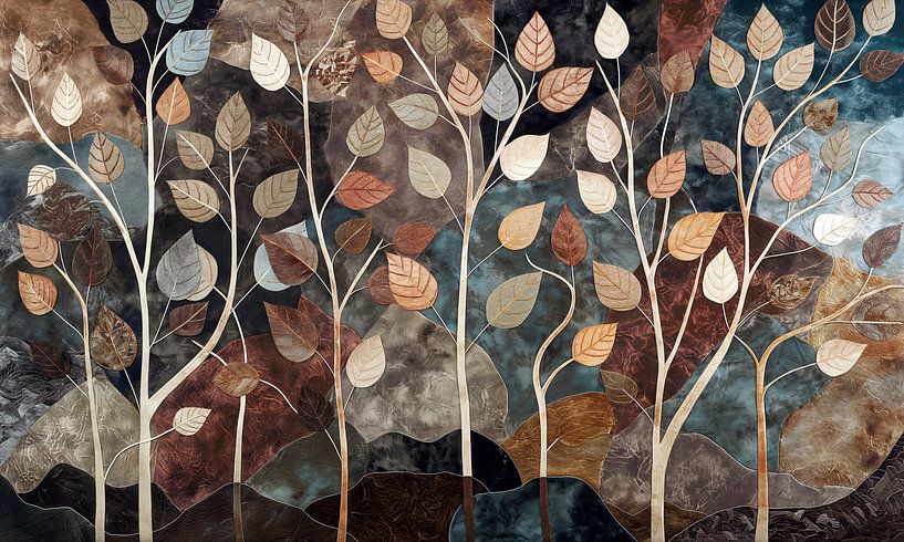 Autumn Abstract II by Jacky