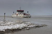 Ferry Sier from Wagenborg Passagiersdiensten near Holwerd.
