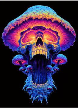 Pilzkopf in der Pop-Art von Magnifique Studio